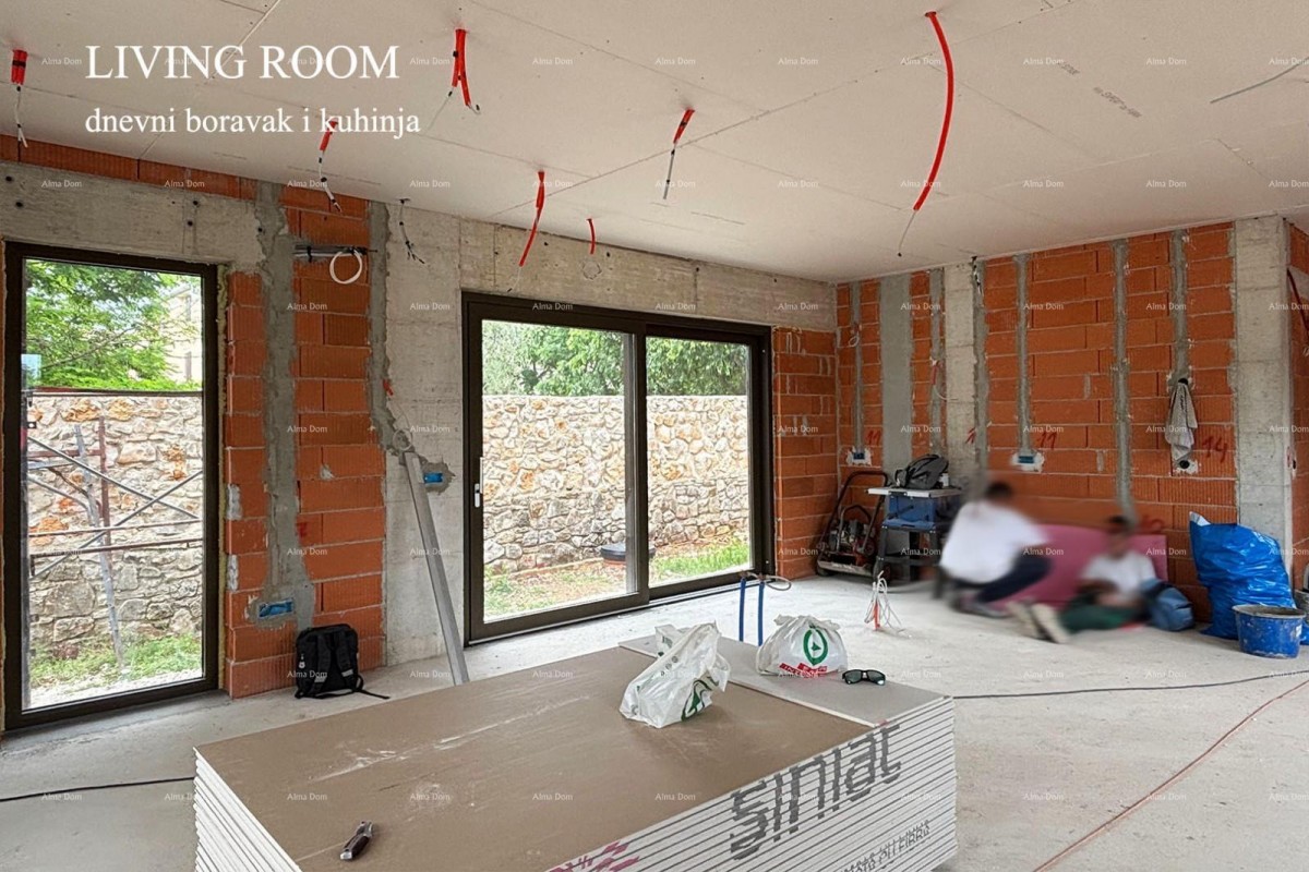 Na prodaju kuća u gradnji s bazenom – Bale, okolica 6