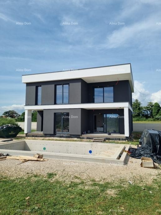 Современная вилла с бассейном, 1 км от моря, Пула 1