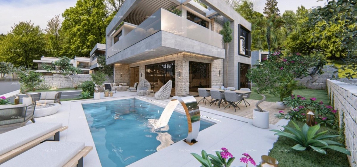 Vendita di ville moderne in una bellissima zona residenziale, Umago 1