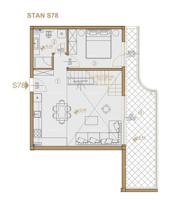 Poreč, residential and commercial building with apartments and underground garages 13