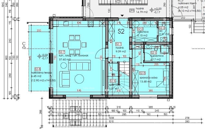 Sale of a luxurious duplex apartment with a pool, Tar! S2 3