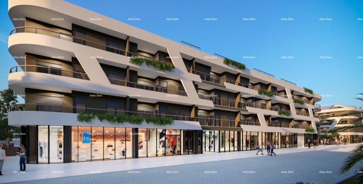 Poreč - vendita di un appartamento in un complesso moderno a uso misto. S31 4