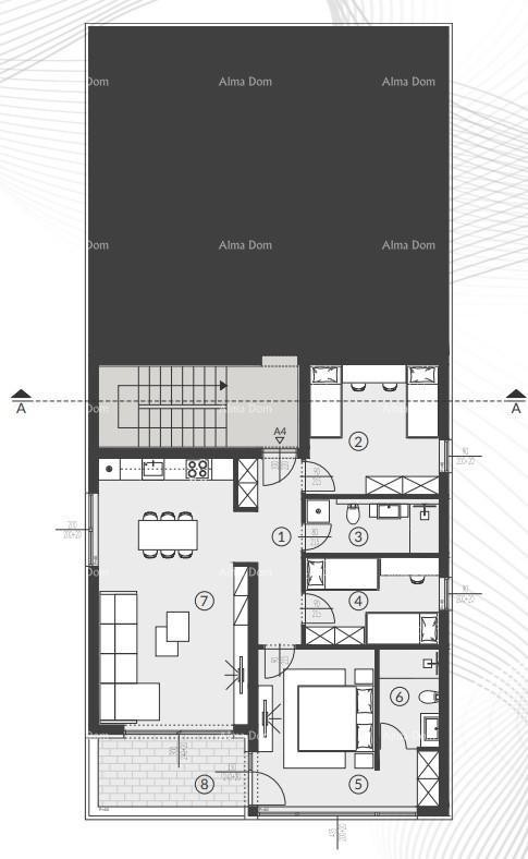 Продажа квартир в современной новостройке с бассейном, Фажана! 12