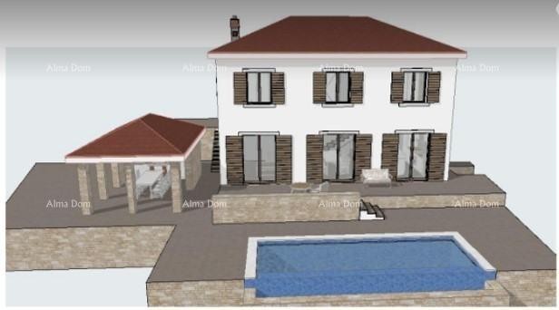 Sale -- attractive construction land with a valid permit, Svetvinčenat! 1