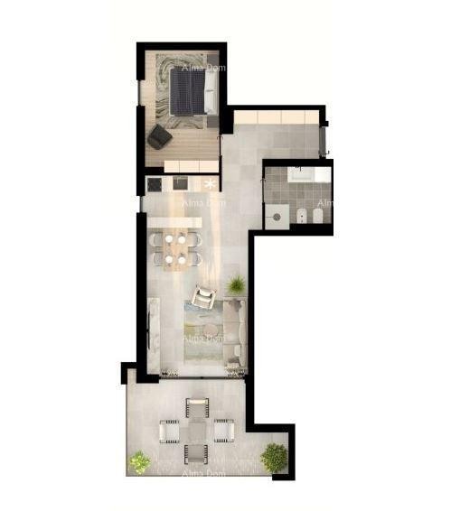 UMAG! Modern apartment in a top residential complex near the sea, S64 7