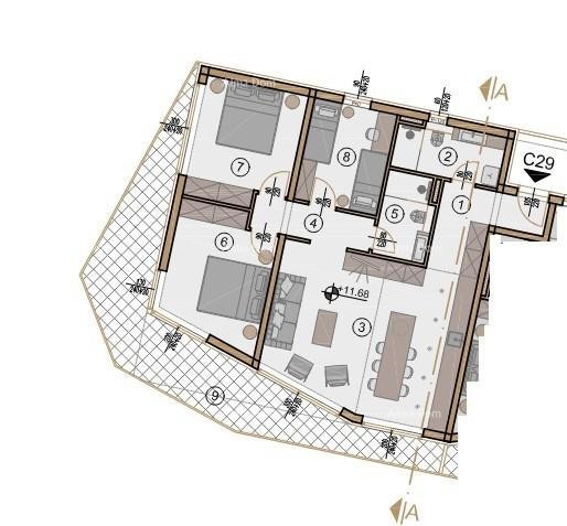 Sale of modern apartments in an exclusive building with a view of the Marina, Pula! 13