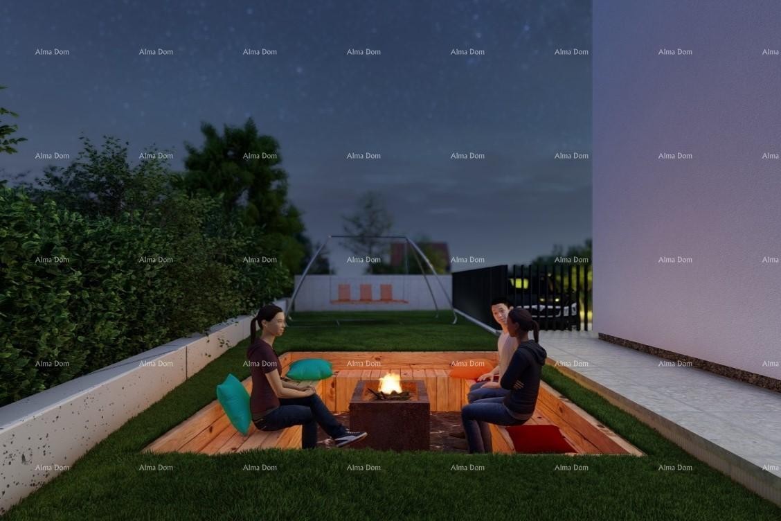 POREČ - Moderna dvojna kuća s dvorištem (Kuća A) 9