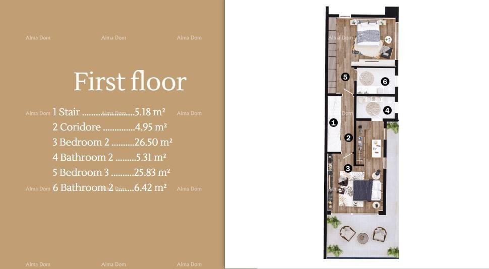 Продажа современных вилл в красивом жилом районе Умага 5