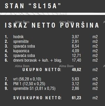 Prodaja stanov v novem stanovanjskem kompleksu, Štinjan! 15A 14