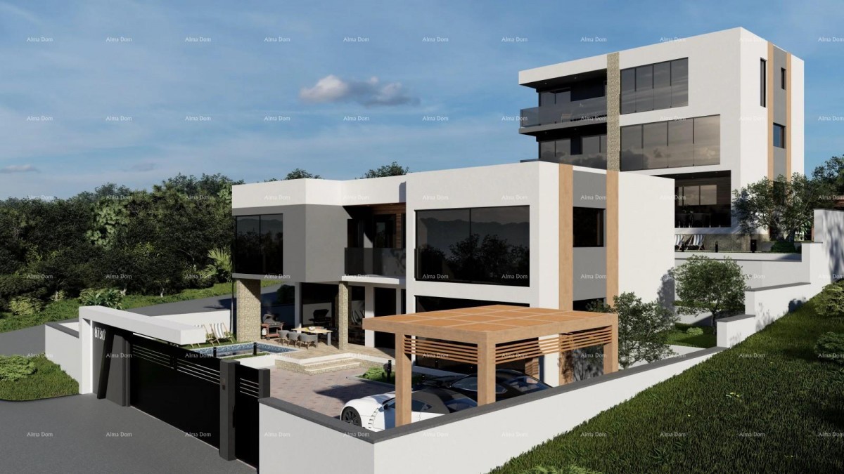 Great opportunity! Exclusive project of two luxury villas with sea views and obtained building permits – Mukalba, Medulin! 6