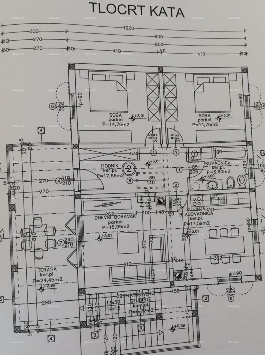 Vendita di un appartamento su due piani con grande giardino e garage, Ližnjan! 23