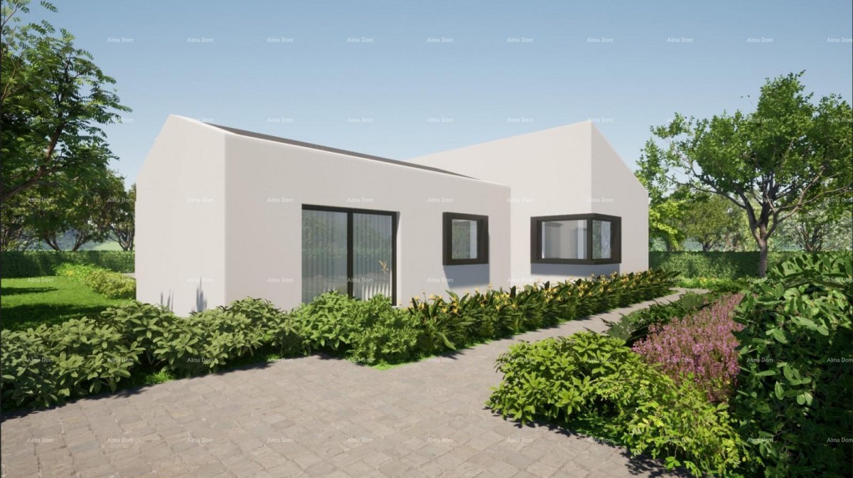 Проект дома с бассейном в Кршане 4