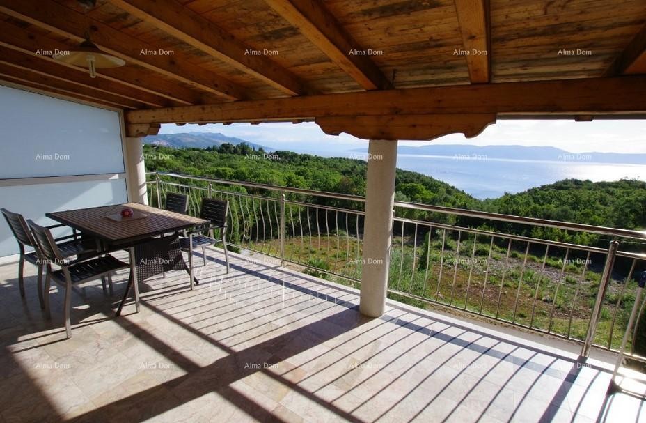 Labin, Apartmajska hiša s bazenom in pogledom na morje 17