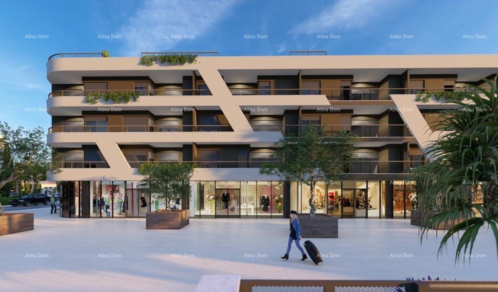 Poreč, residential and commercial building under construction with apartments and underground garages 10