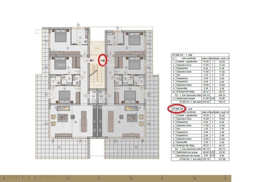 LUKSUZEN DVOETAŽNI APARTMA V ROVINJU – 237,00 m² (NETTO 173,64 m²) 7