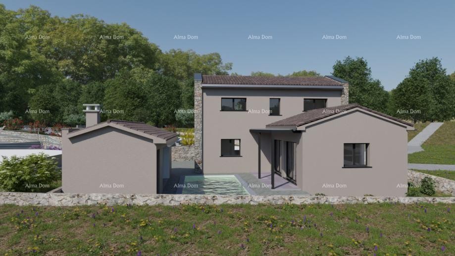 MARČANA MODERNA VILA S BAZENOM U GRADNJI. 2