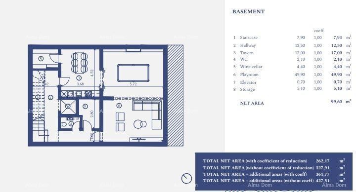 UMAG, Samostojeća vila u luksuznom resortu! Pogled na more! V 38 17