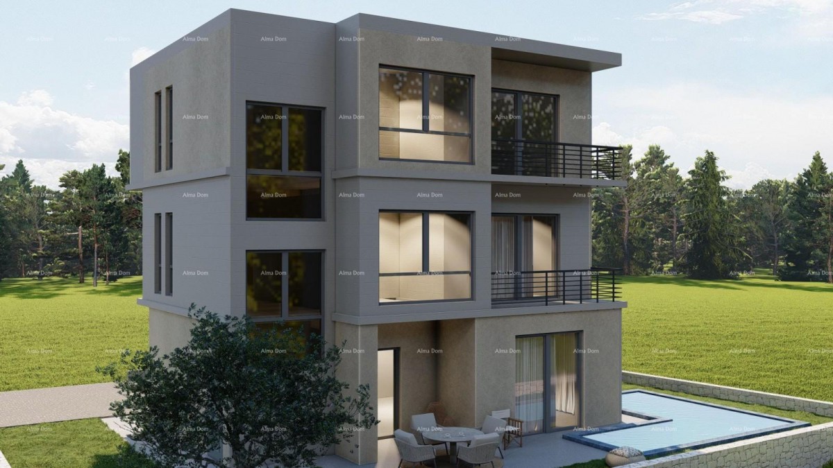 Prostran stan v središču Pule s tremi sobami in modernimi vsebinami 2