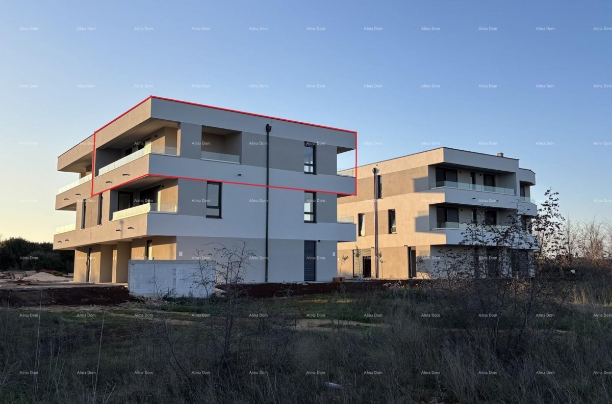 POLA, Valdebek - Ampio appartamento in vendita, 2 terrazze, nuovo edificio / B4 1