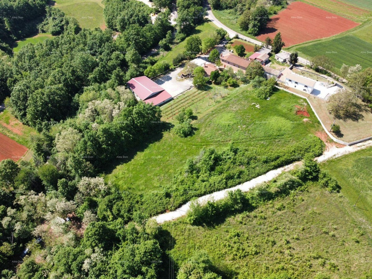 BARBAN - Gradbeno zemljišče s projektom (polovica dvojne hiše), 15 minut od morja 10