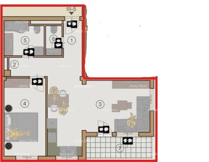 Prodaja stanova u novom stambenom projektu, kod suda, Pula! 11