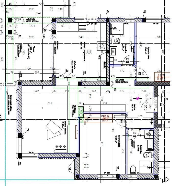 Современная трехкомнатная квартира с большой террасой и 2 парковочными местами 20