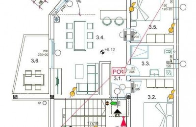 Prodaja - stan v novogradnji s parkirnim mestom - stavba s samo 3 stanovi, Pula! S3