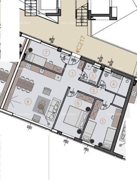 Prodaja stanova u novom poslovno - stambenom projektu, Poreč 7