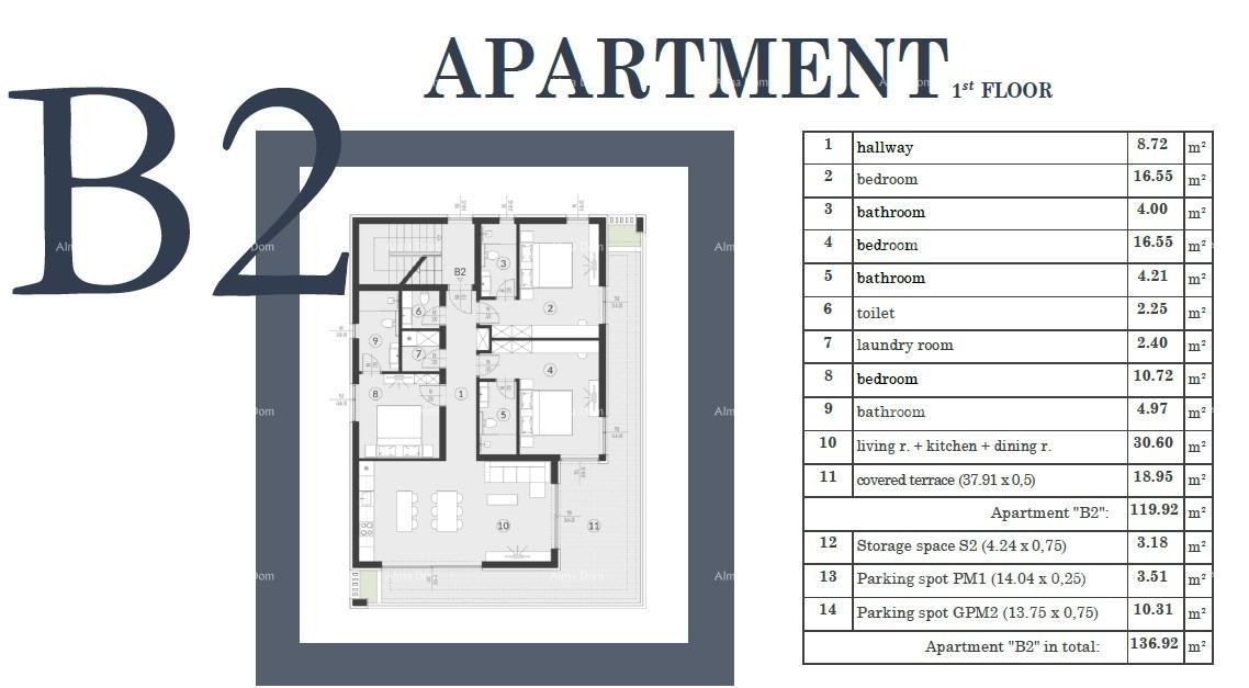 Apartment in a new project, Medulin 41