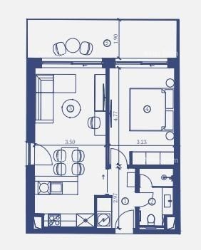 Умаг – курорт роскоши и красоты! Продаются апартаменты на курорте с общим пейзажным бассейном на крыше площадью 105 м! 9