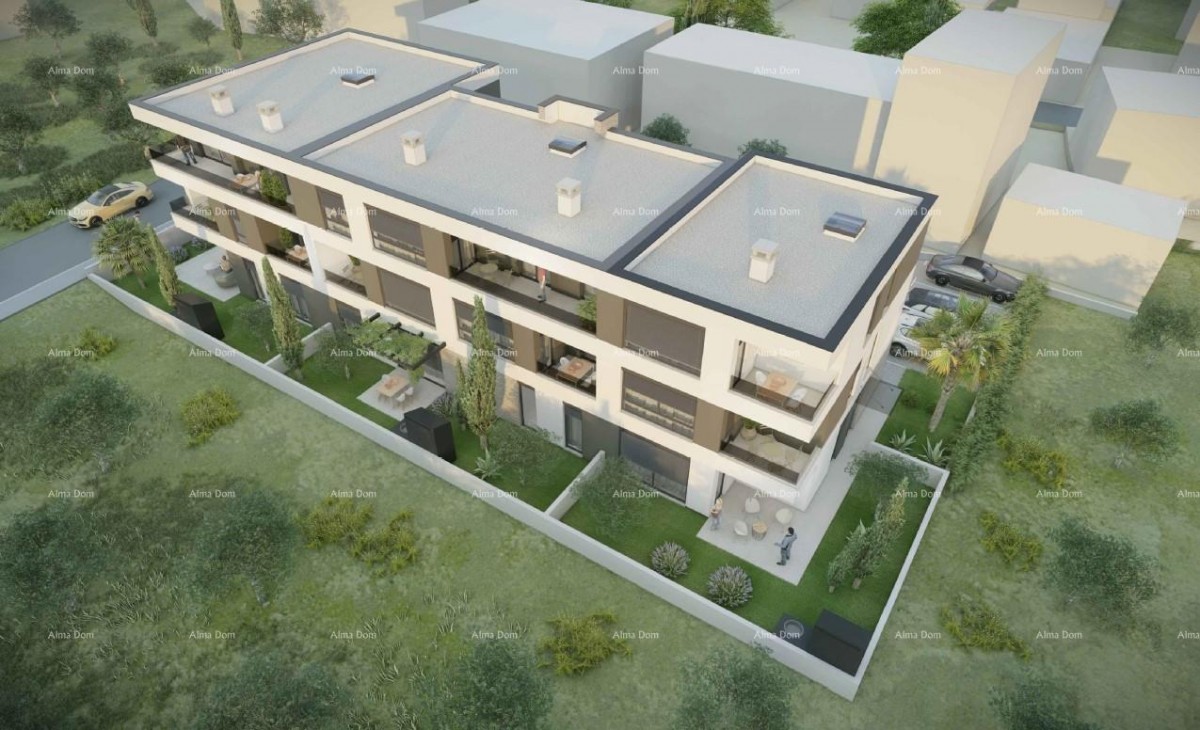 Продажа современных квартир в новом жилом проекте, вид на море, Штиньян, B4 2