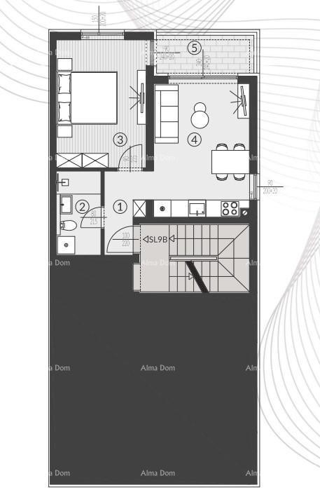 Prodaja stanova u novom stambenom kompleksu, Štinjan! 15