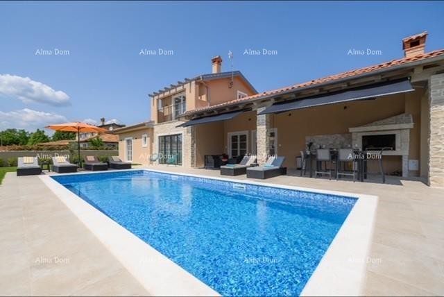 Luksuzna, potpuno namještena istarska vila s studio apartmanom, bazenom i pogledom na more, Kanfanar! 2