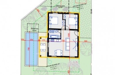 Building plot with project and building permit