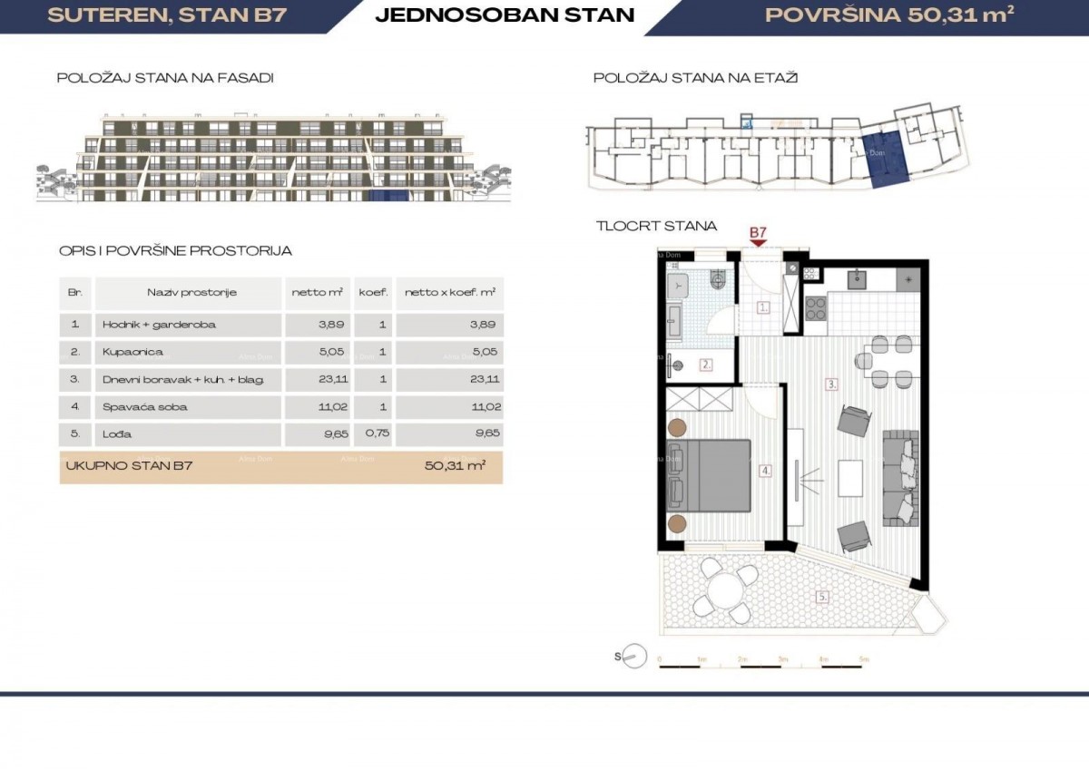 Роскошные апартаменты с видом на Марина Веруда 8