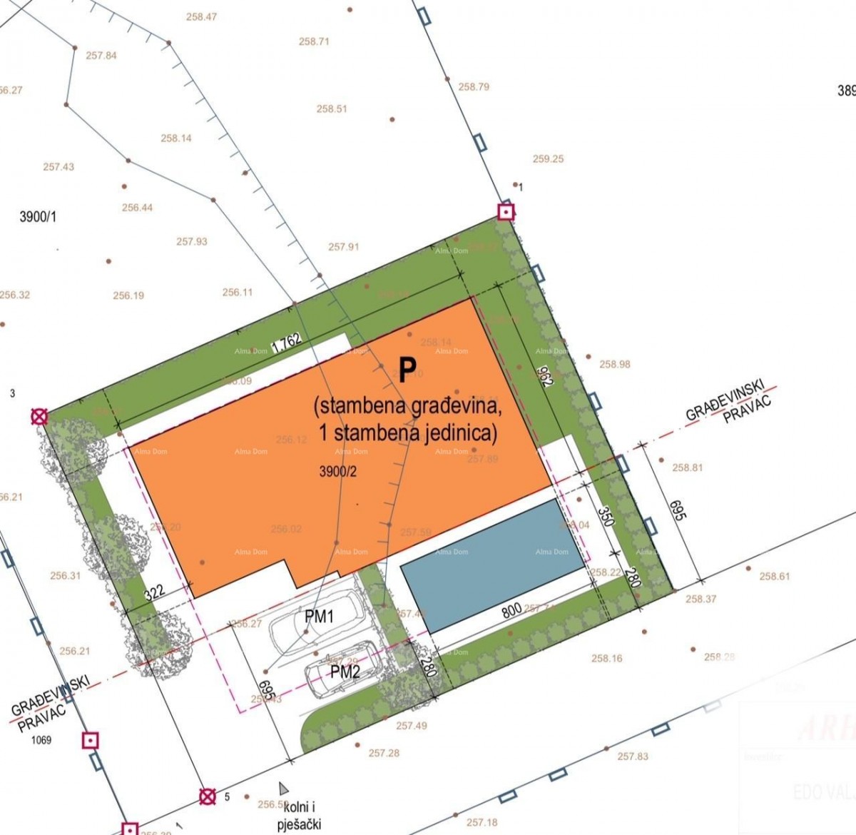 Vendita di terreno edificabile con progetto,BIBIĆI!! 7