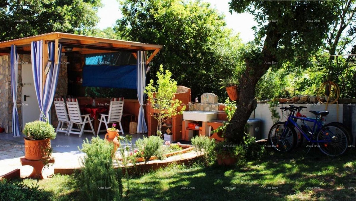 МЕДУЛИН – АУТЕНТИЧНЫЙ ИСТРИЙСКИЙ ДОМ (КАЖУН) С САДОМ, 600 М ОТ МОРЯ 5