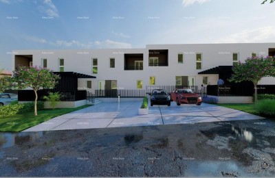 ПОРЕЧ - Современный двухквартирный дом с двором (Дом A)