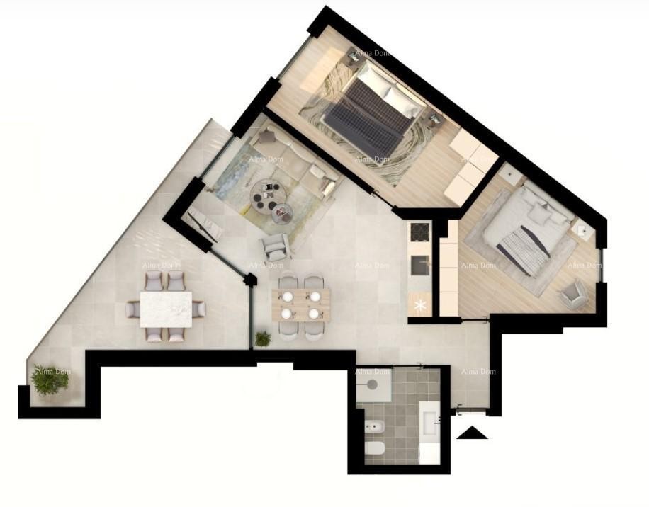 УМАГ! Современная квартира в первоклассном жилом комплексе рядом с морем, S5 10