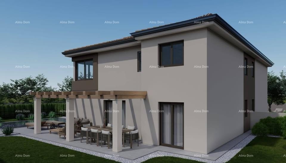 Two modern villas with pool and sauna under construction – Istria 5