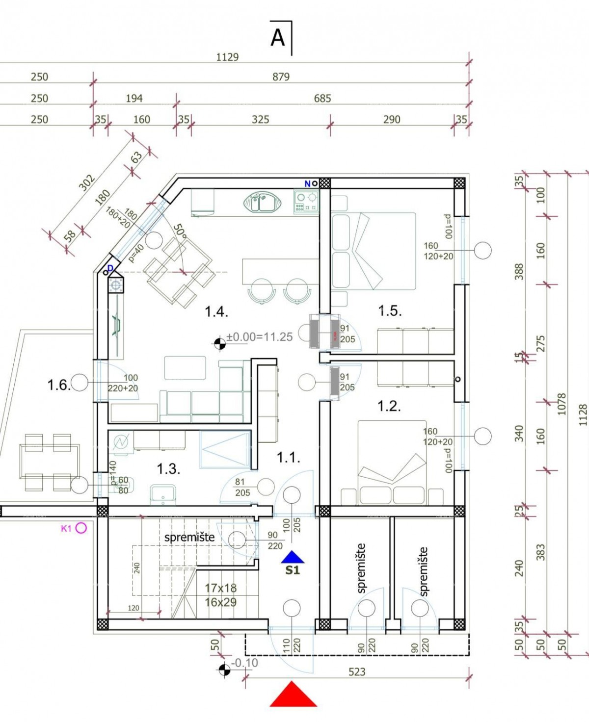 Prodaja- stan u novogradnji s parkirnim mjestom-zgrada sa samo 3 stana, Pula! 2