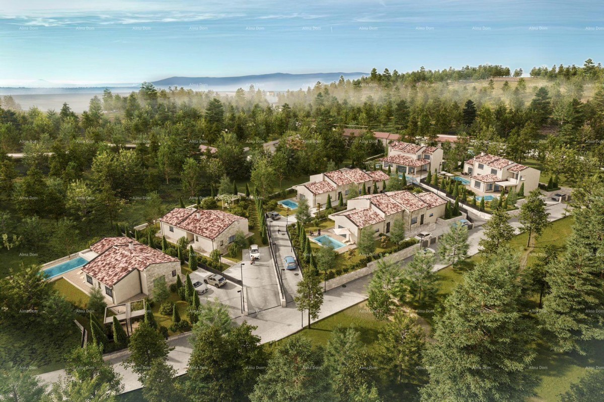 BARBAN - Gradbeno zemljišče s projektom (polovica dvojne hiše), 15 minut od morja 5