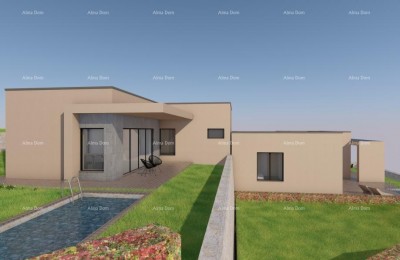 Parcela edificabile nei pressi di Tinjana! Permesso per costruire una casa duplex!