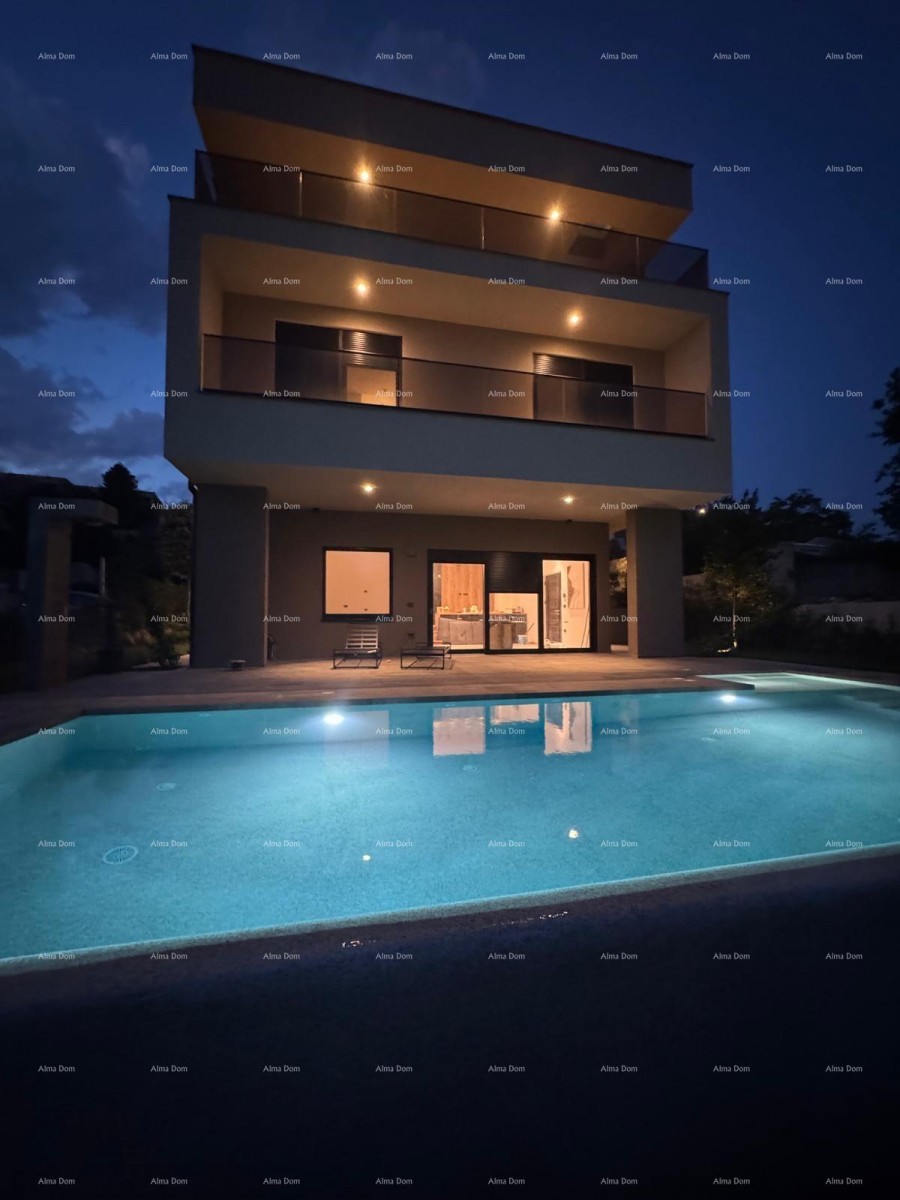 Istria – Medulin, an impressive villa by the forest with a sea view 8