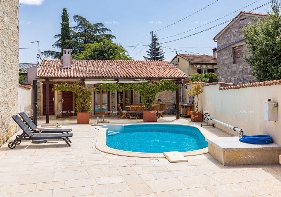 Prodaja renovirane istarske hiše s bazenom – Kanfanar, 208 m², dva objekta 3
