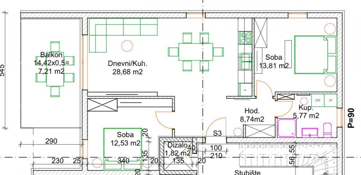Prodaja stanov v novem stanovanjskem projektu s 2 parkirnima mesti, Peroj! 10