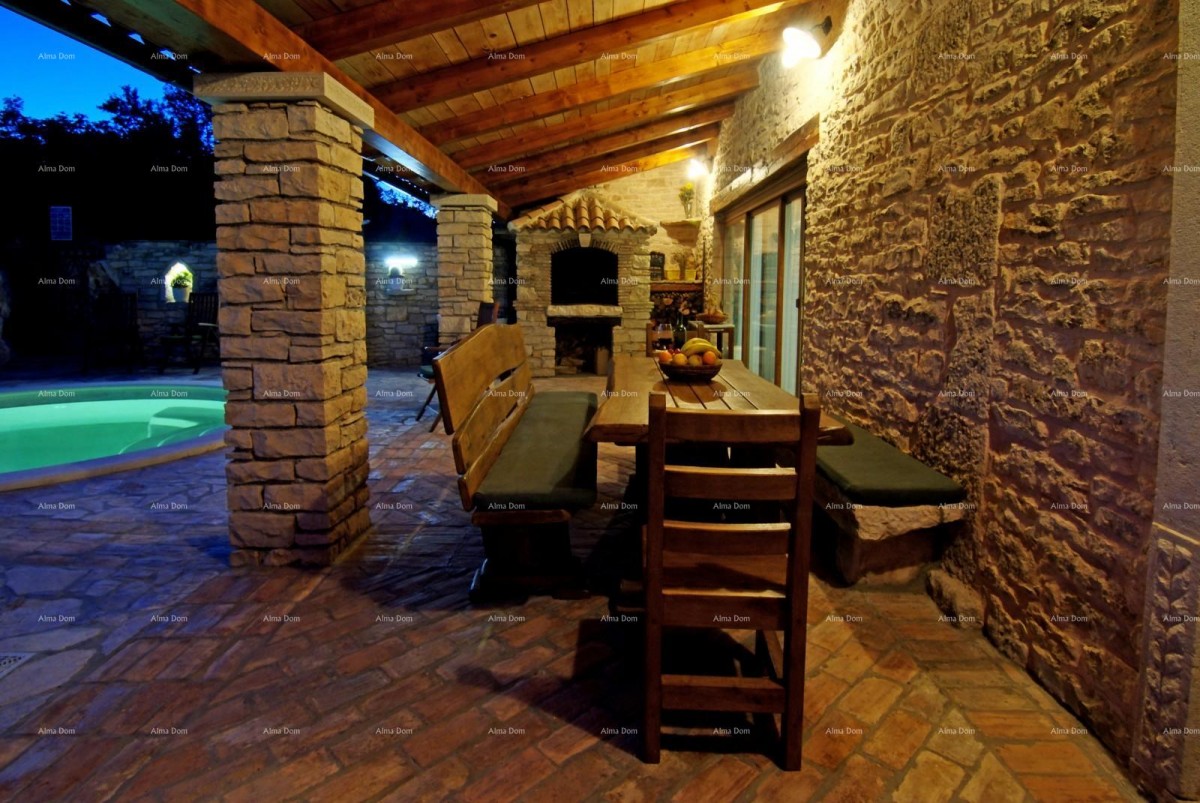 Bella villa in pietra d'Istria, vicino a Barban. 34