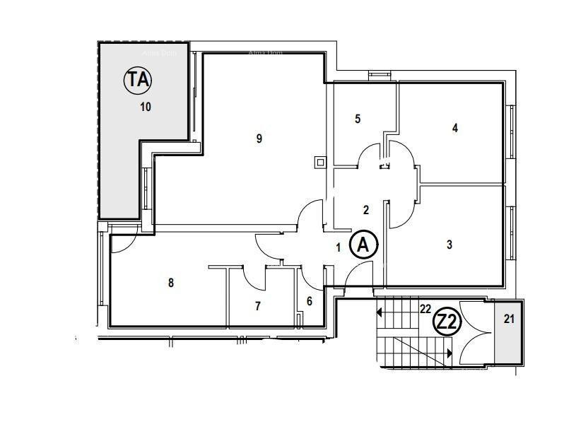 Eccellente appartamento trilocale con giardino e piscina, arredato 30