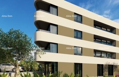 New construction! Apartment, 70 m2, with a sea view and two parking spaces, Tar!