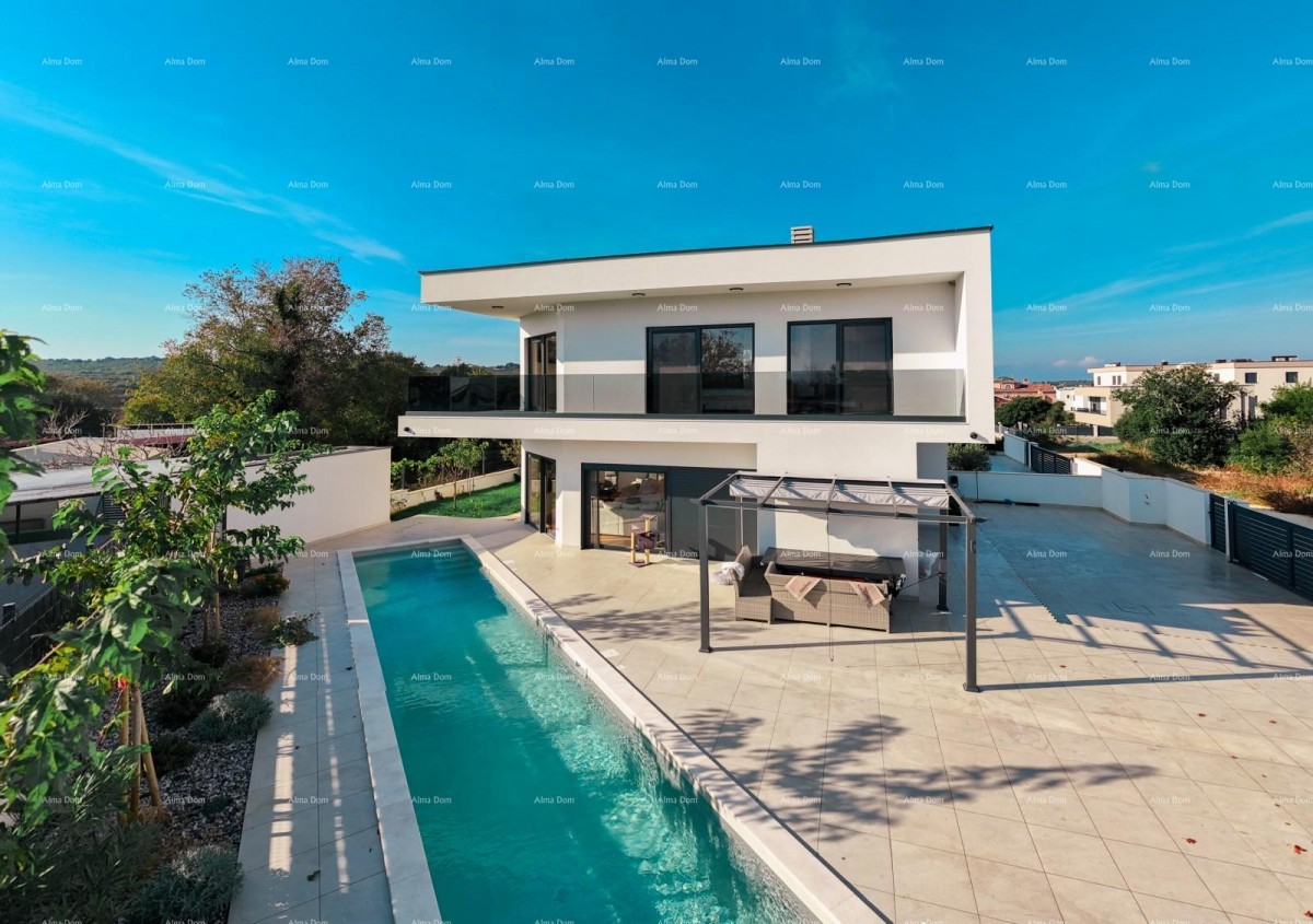 Продажа - новостроенная, современная и эксклюзивная вилла с бассейном, Волме, Пула! 12